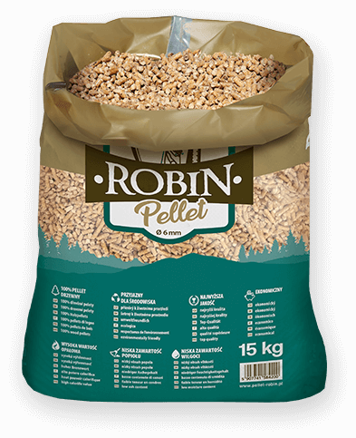 worek pelletu opałowego Robin do kupienia w Staszowie lub sklepie internetowym